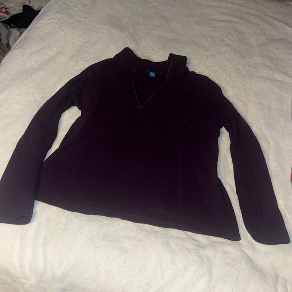 Eddie Bauer Tops - Eddie Bauer extra large purple fleece